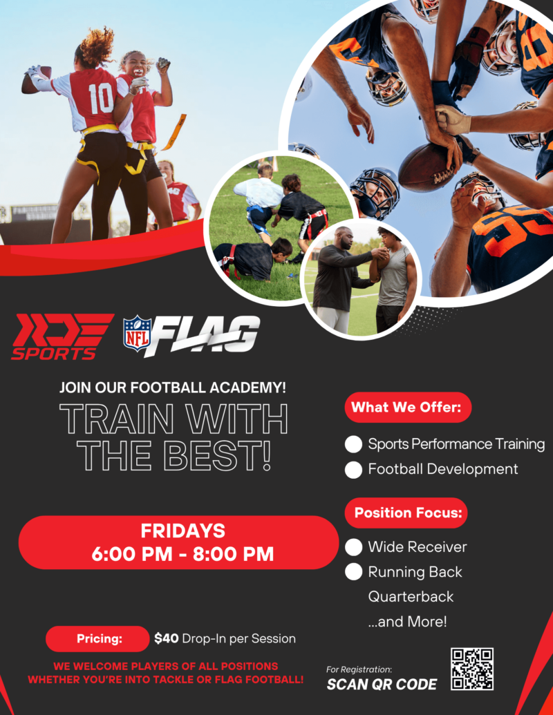 Football Academy Flyer Jan 25 - Redline Denver East