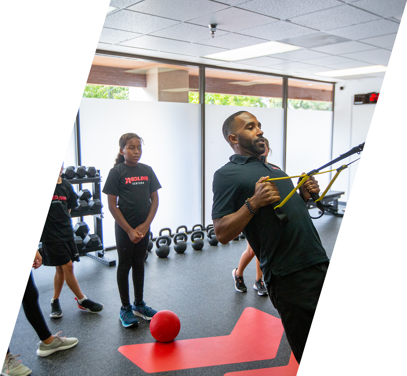 Teaching kids how to work out