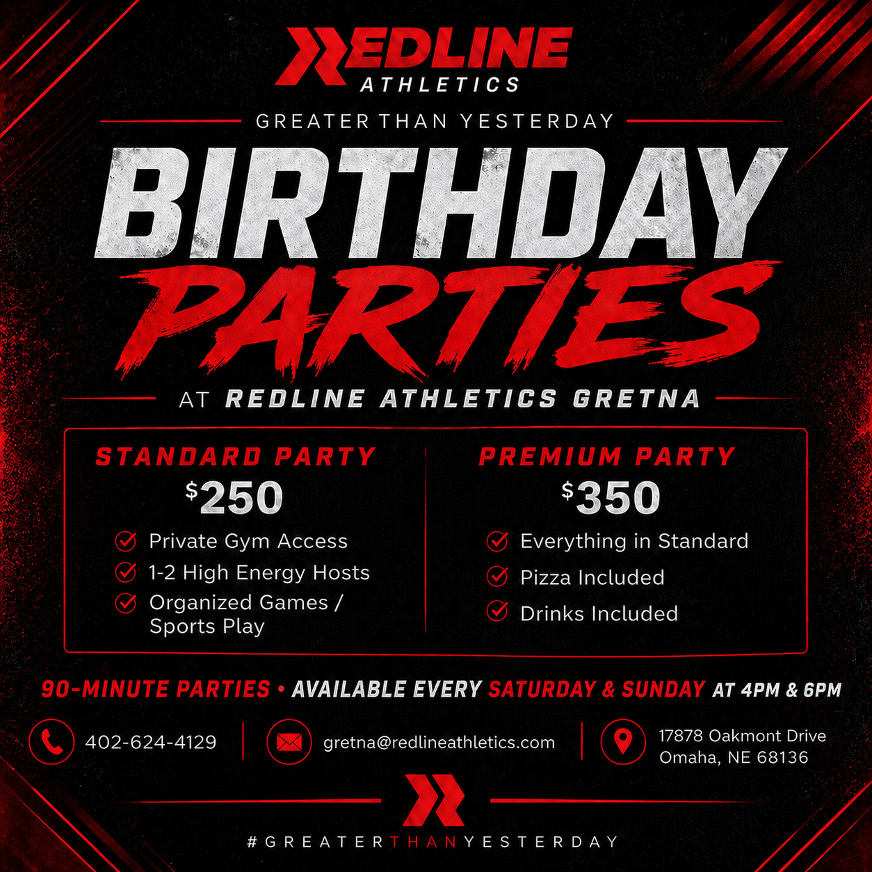Birthday Party Flyers Mikayla McCart